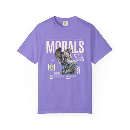 Garment-Dyed T-shirt - MORALS Print