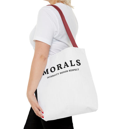 Morals Tote Bag - Integrity, Honor, Respect | Reusable Shopping Bag | Eco-Friendly Gift | Stylish Beach Bag | Thoughtful Present | [...]