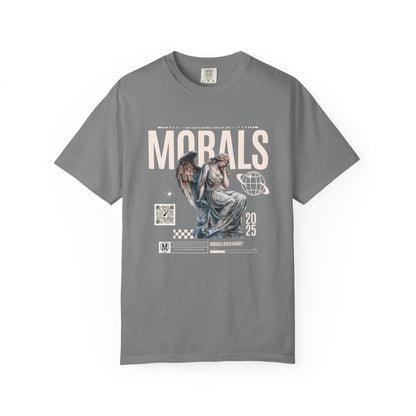 Garment-Dyed T-shirt - MORALS Print