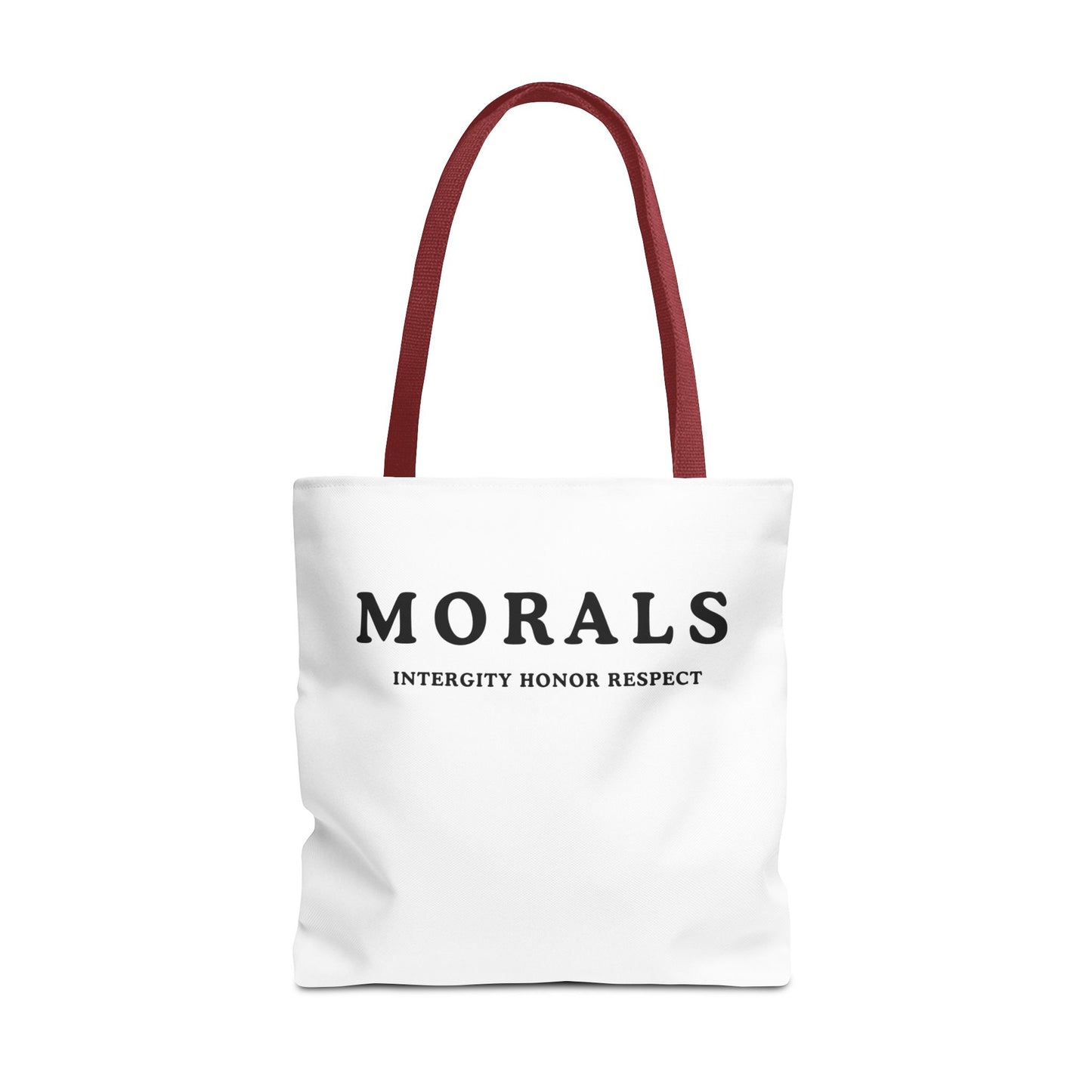 Morals Tote Bag - Integrity, Honor, Respect | Reusable Shopping Bag | Eco-Friendly Gift | Stylish Beach Bag | Thoughtful Present | [...]