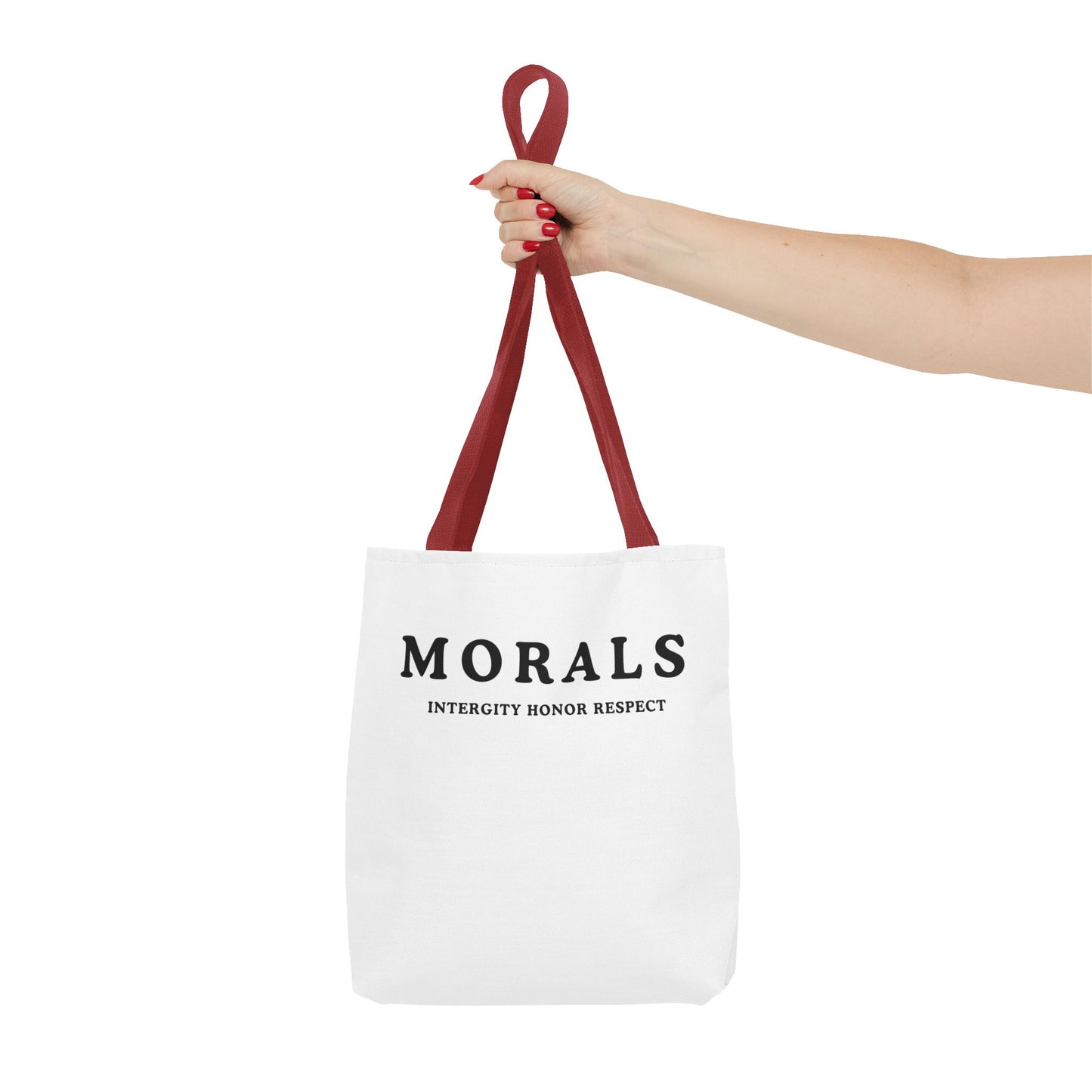 Morals Tote Bag - Integrity, Honor, Respect | Reusable Shopping Bag | Eco-Friendly Gift | Stylish Beach Bag | Thoughtful Present | [...]