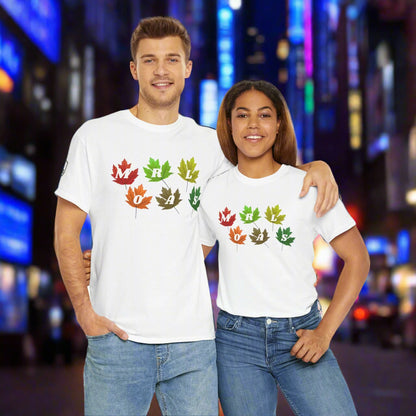 Morals Autumn Leaves  Cotton T-Shirt