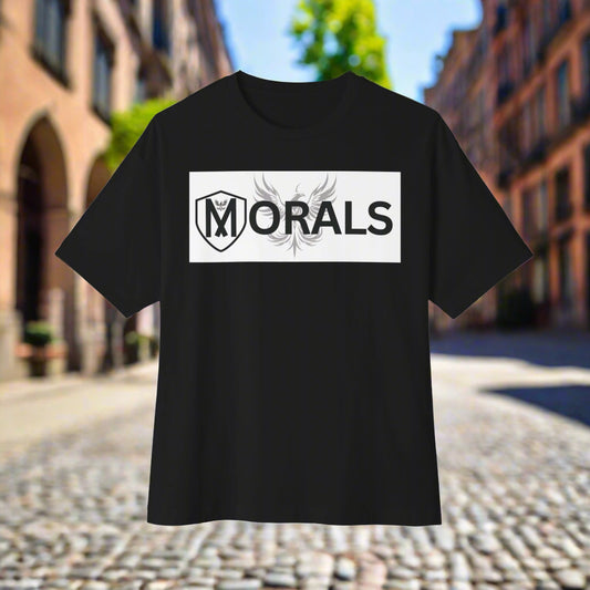 MORALS BOX LOGO Oversized Boxy T-Shirt